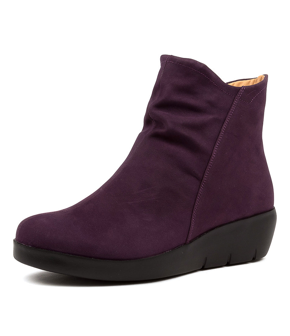 Women's Ziera Footwear style name Benny Purple Nubuck. Sku: ZR10238PURAG Footwise