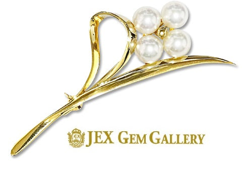 MIKIMOTO 【ミキモト】K18アコヤパールブローチ (No.60729) – JEX宝石