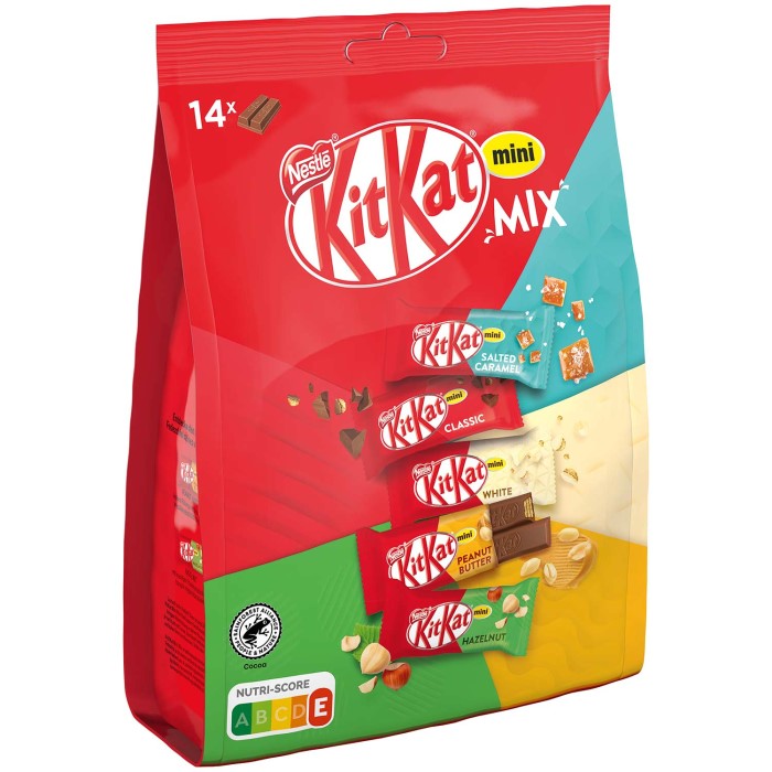 spille klaver Undskyld mig Forfalske Nestlé KitKat Mini Mix 14 different types – Brands of Germany