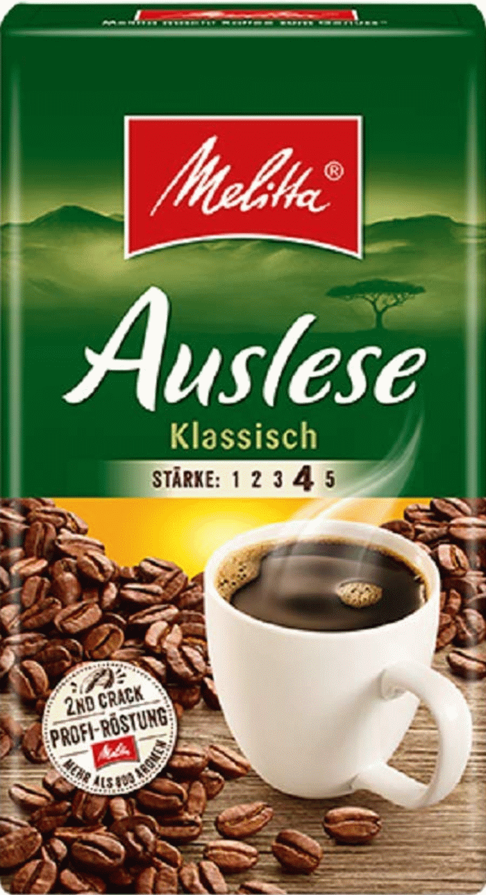 tijdelijk Natura Weven Melitta Kaffee Auslese Classically ground filter coffee 500g - Brands of  Germany