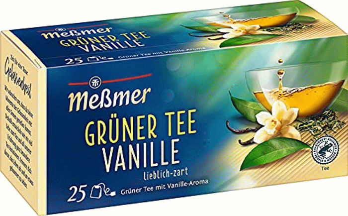Verpletteren schreeuw spoel Messmer Green Tea Vanilla 25 individueel verpakte theezakjes - Brands of  Germany