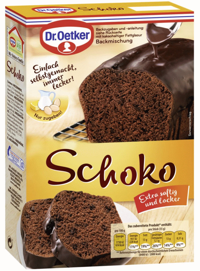 gas Labe Afleiden dr Oetker chocoladetaart bakmix 485g / 17.1 oz NET. GEWICHT – Merken van  Duitsland