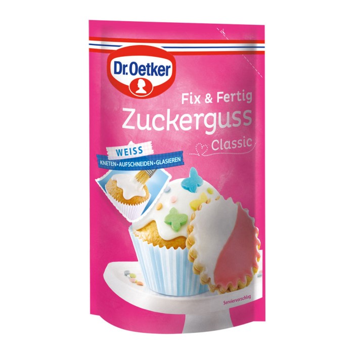 huiselijk Kan worden berekend Tegen de wil Dr Oetker Glazuur Classic voor het decoreren van taarten en gebak 125g –  Brands of Germany
