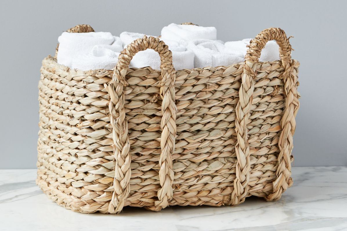 decorative baskets for bathroom