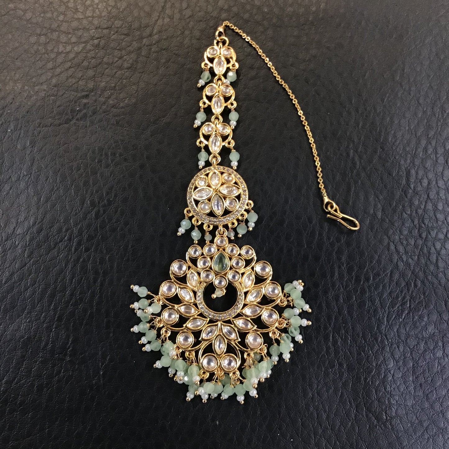 Mint Green Maang Tikka