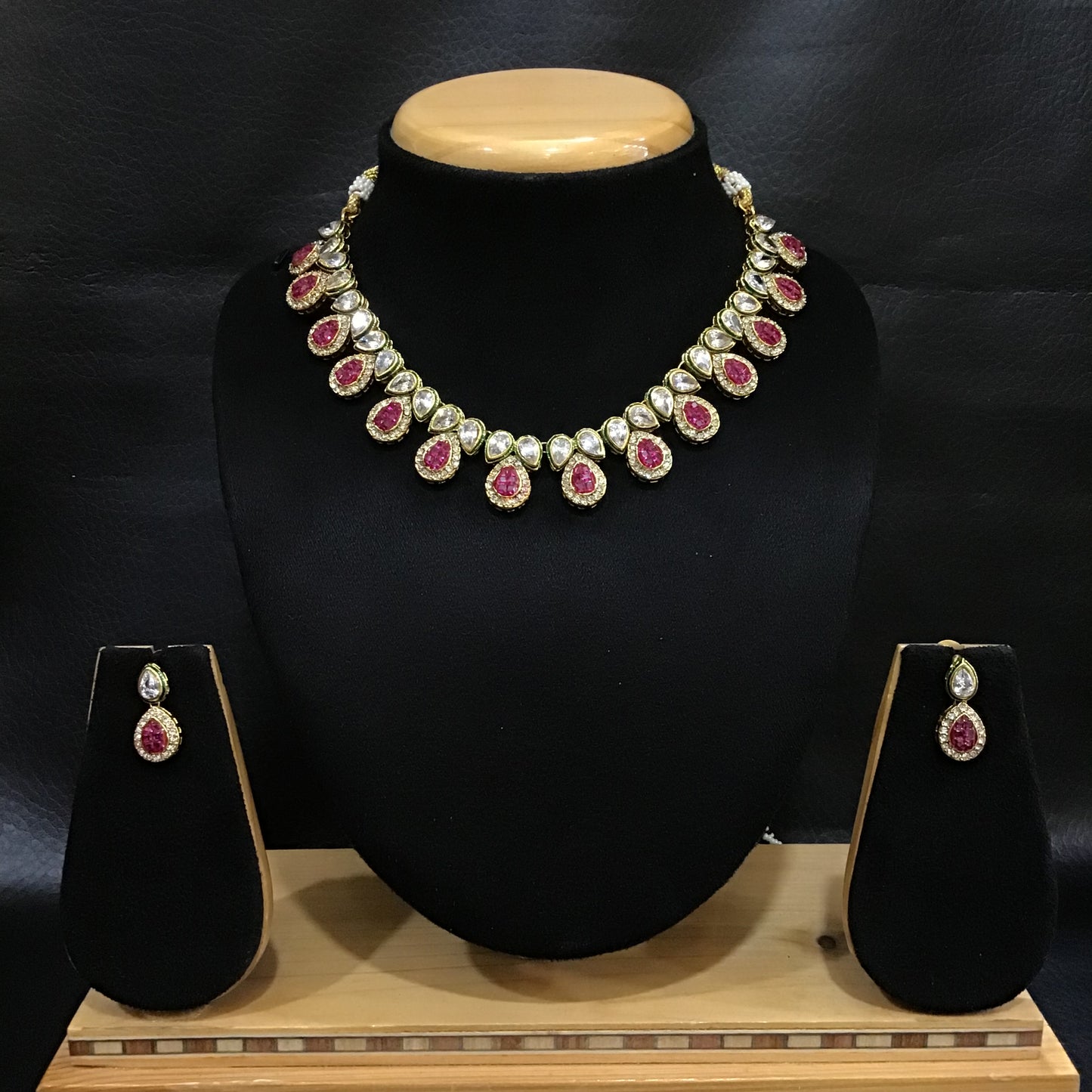 Polki Necklace Set 1509-21