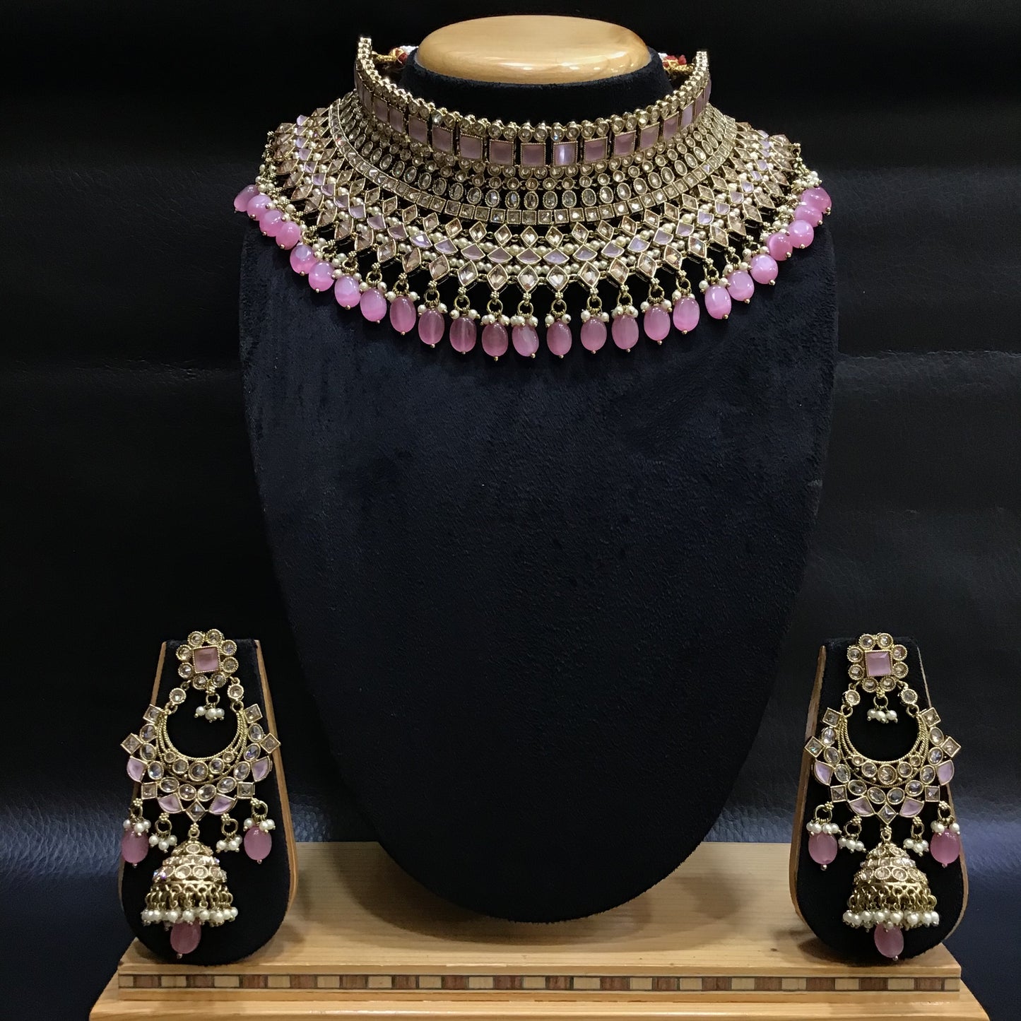 Pink Antique Choker Set