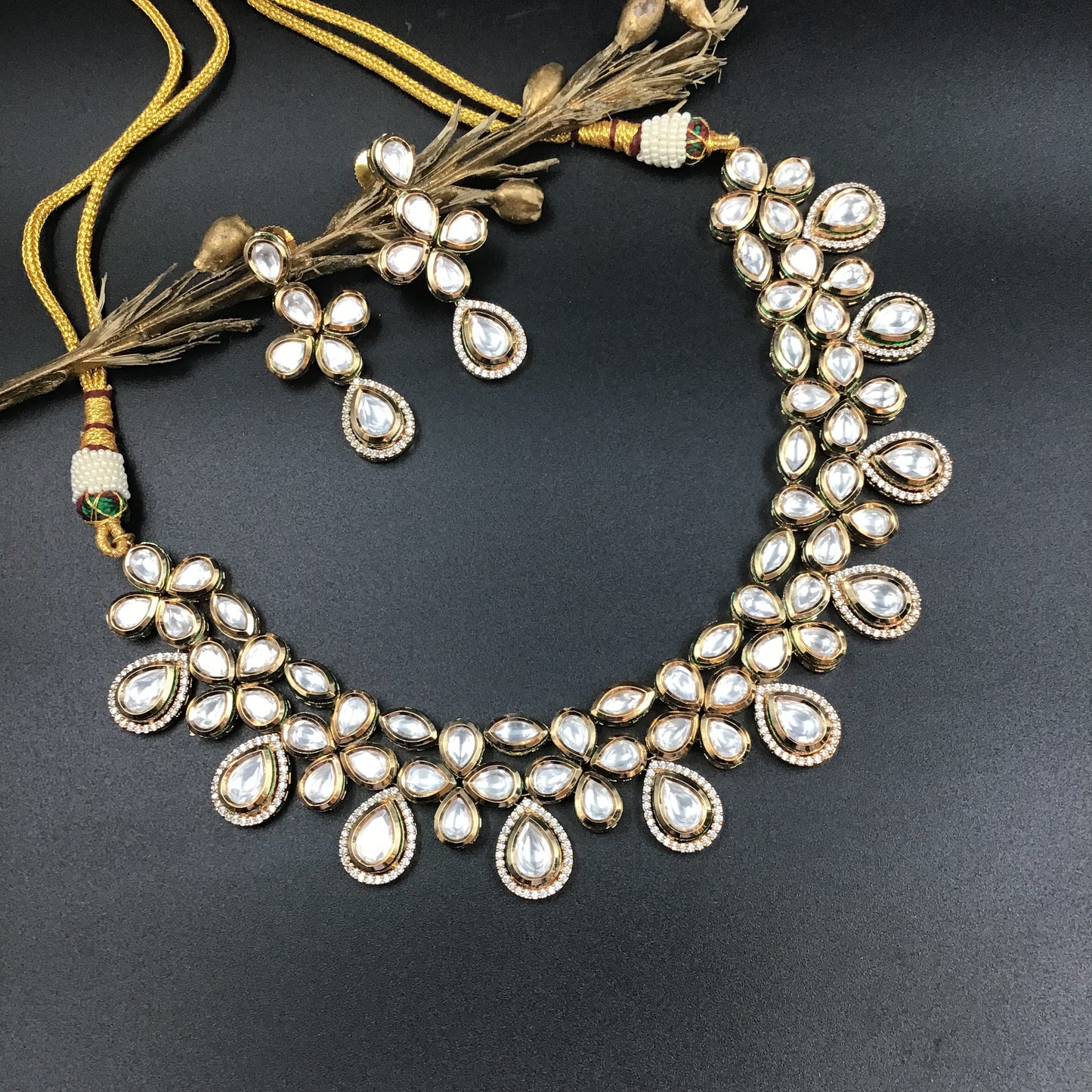 Kundan Necklace Set 2646-28