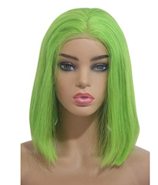 lime green lace frontal