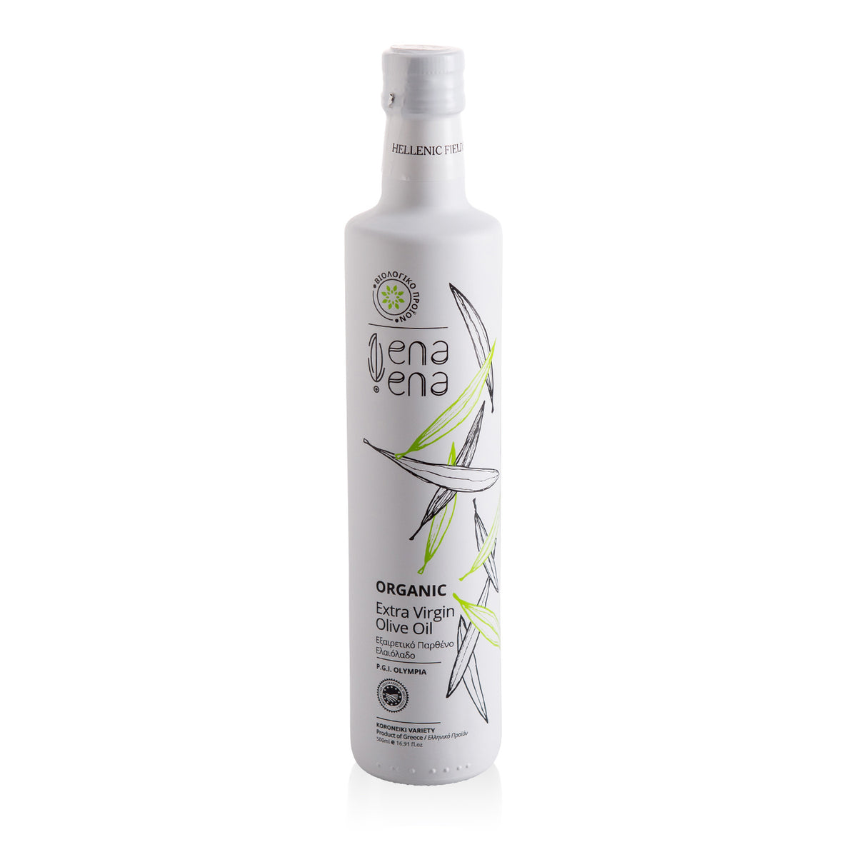 Ena Ena - Organic Extra Virgin Olive Oil 500 ml (16.90 Fl.Oz) | The Olivest