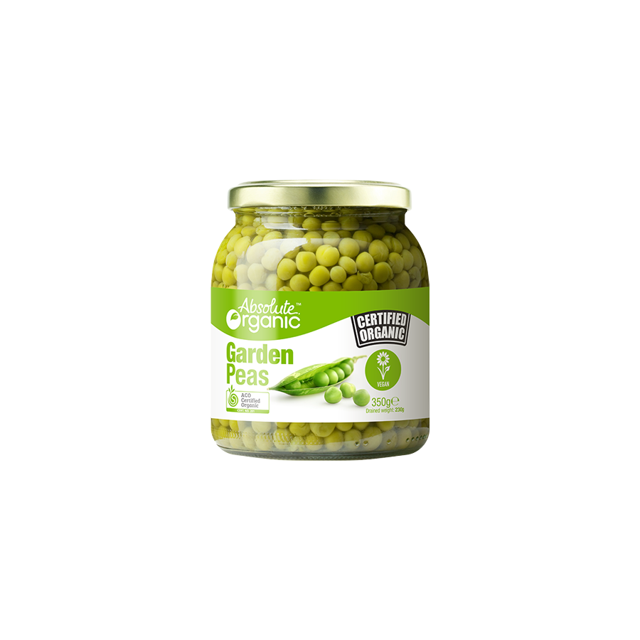 Absolute Organic Peas Garden 16G  Scoop Wholefoods Singapore