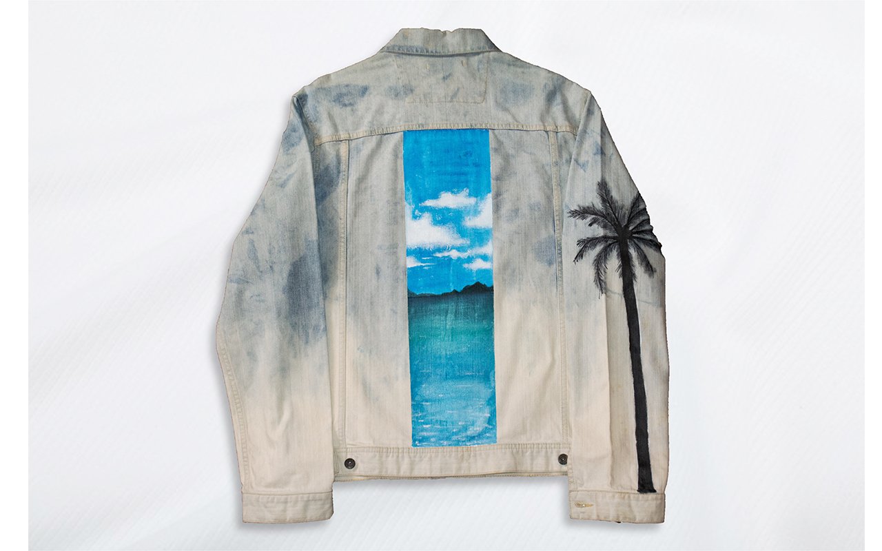 LV Spray Denim Jacket - Men - Ready-to-Wear