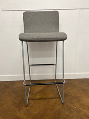 Used Orangebox Peak 03U Grey Cloth Stool