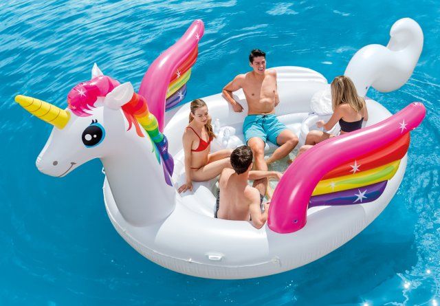 voorbeeld wenkbrauw Bende Intex Unicorn Party Eiland – Azzura Pool