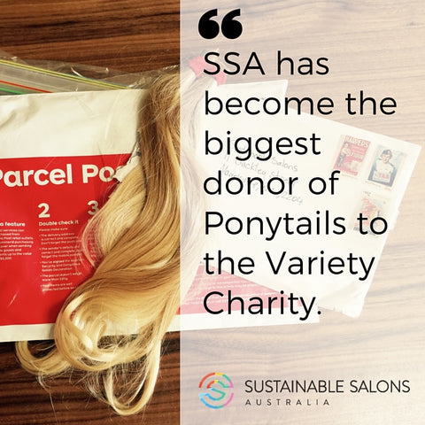 we collect ponytails for charity