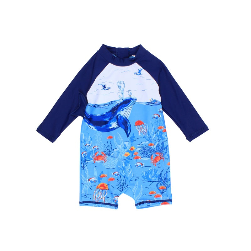 Cody Whale LS Sunsuit