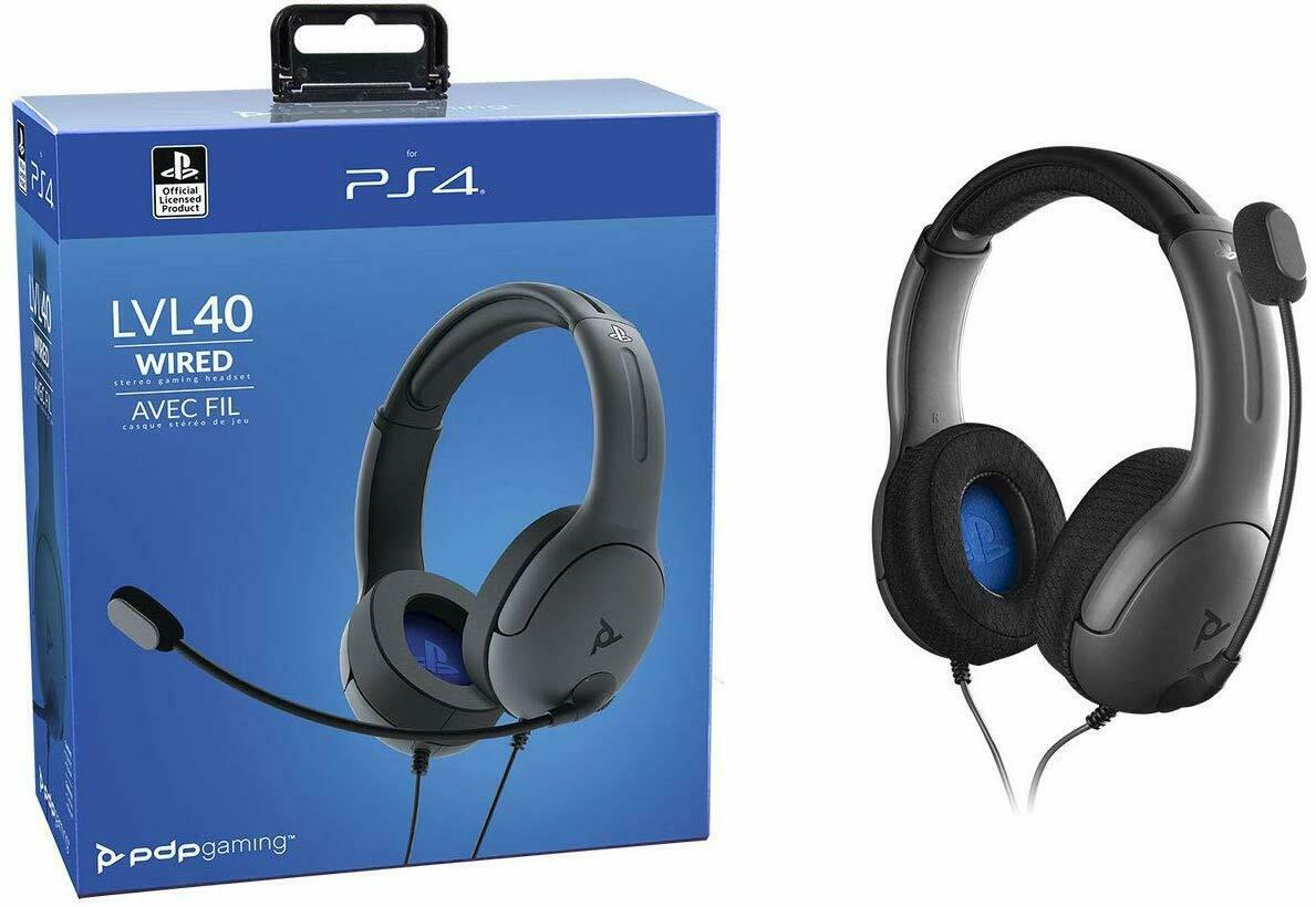 Enten Handvol Soldaat PDP 051-108-NA Gaming LVL40 Wired Stereo Gaming Headset for PS4, w/ Mi –  KenDoTronics