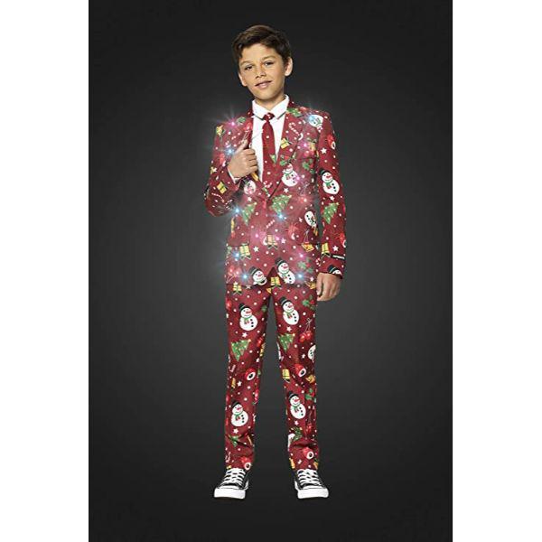 red light up christmas suit