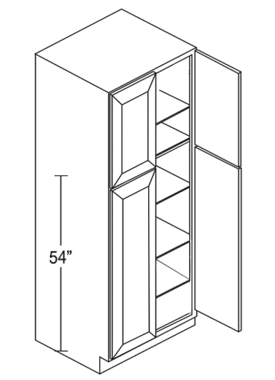 96 pantry cabinet