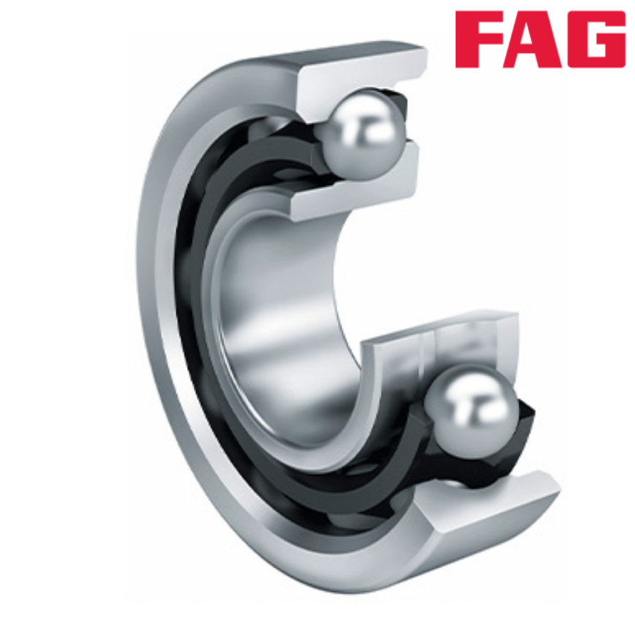 FAG 3207 B TVH Double Row Angular Contact Ball Bearing Italy Made for sale online 
