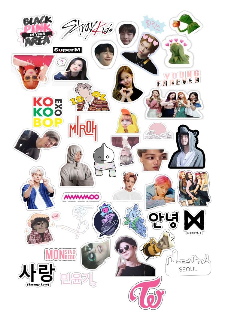 Kpop Stickers | Korean Style Shop