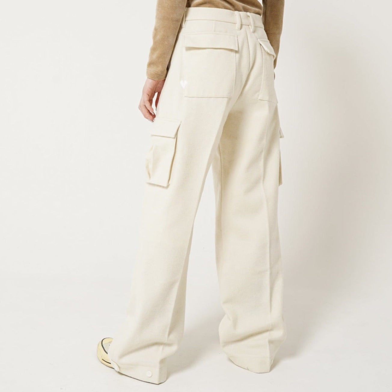 WOOL BDU PANTS (WHITE)