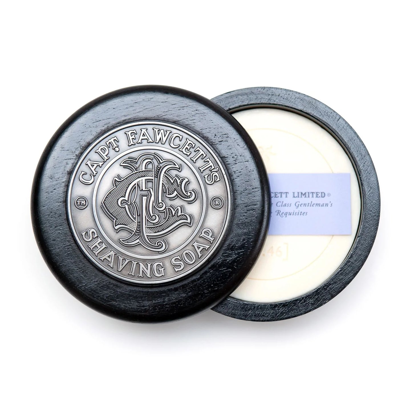 Captain Fawcett's - Luxurious Shaving Soap in Wooden Bowl (or Refill) ~110g
