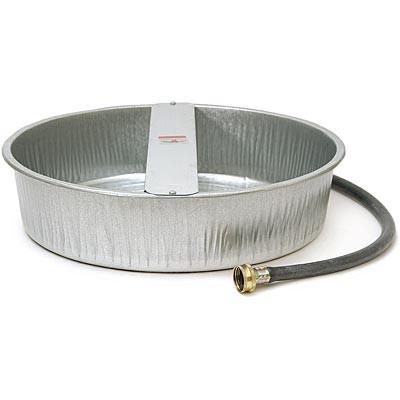 Always Full Galvanized Dog waterer with connection hose