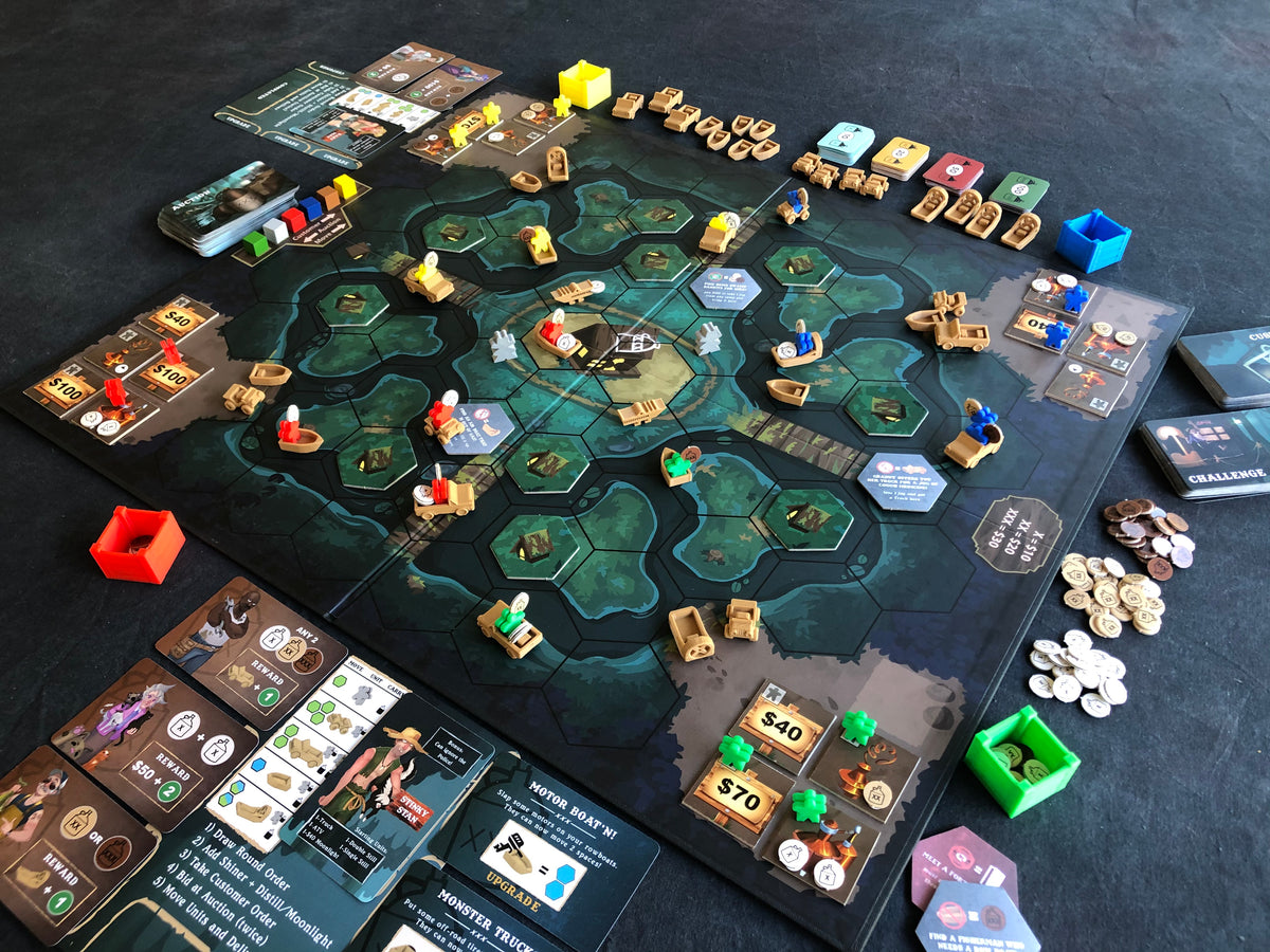 Moonshine Empire Board Game Deluxe edition