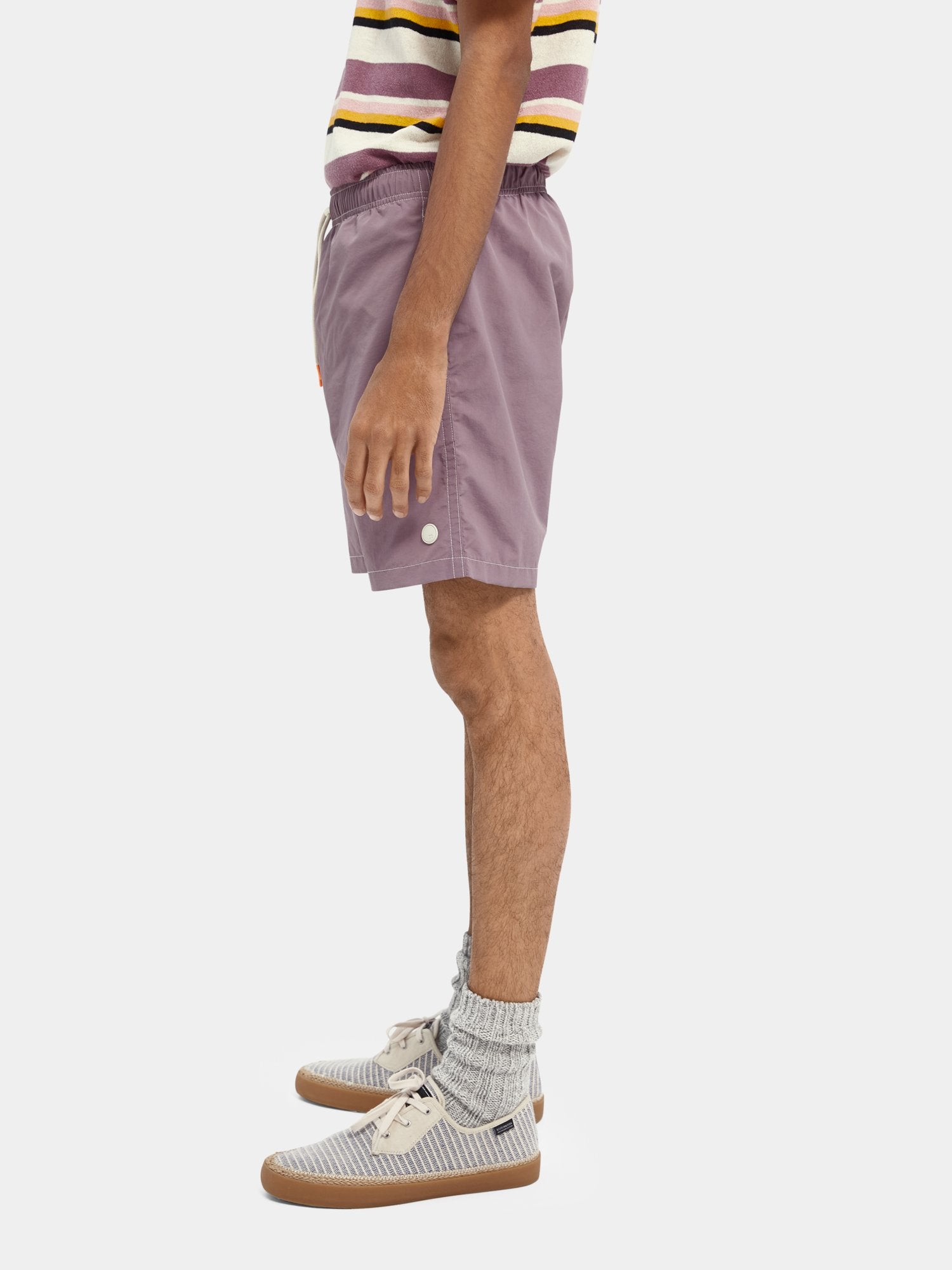 Mid-length recycled nylon swim shorts - Scotch & Soda