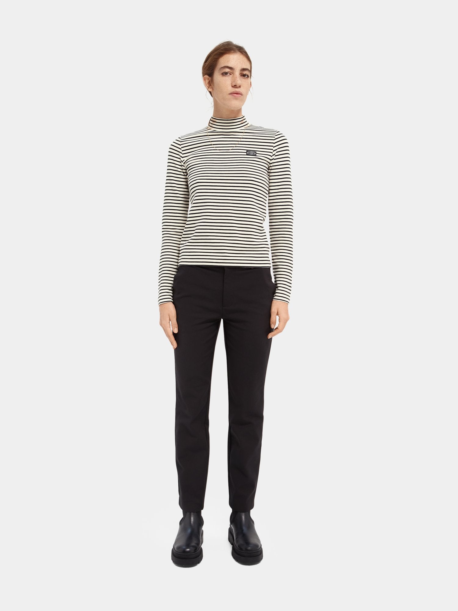 Mini Breton stripe long sleeve T-shirt - Scotch & Soda