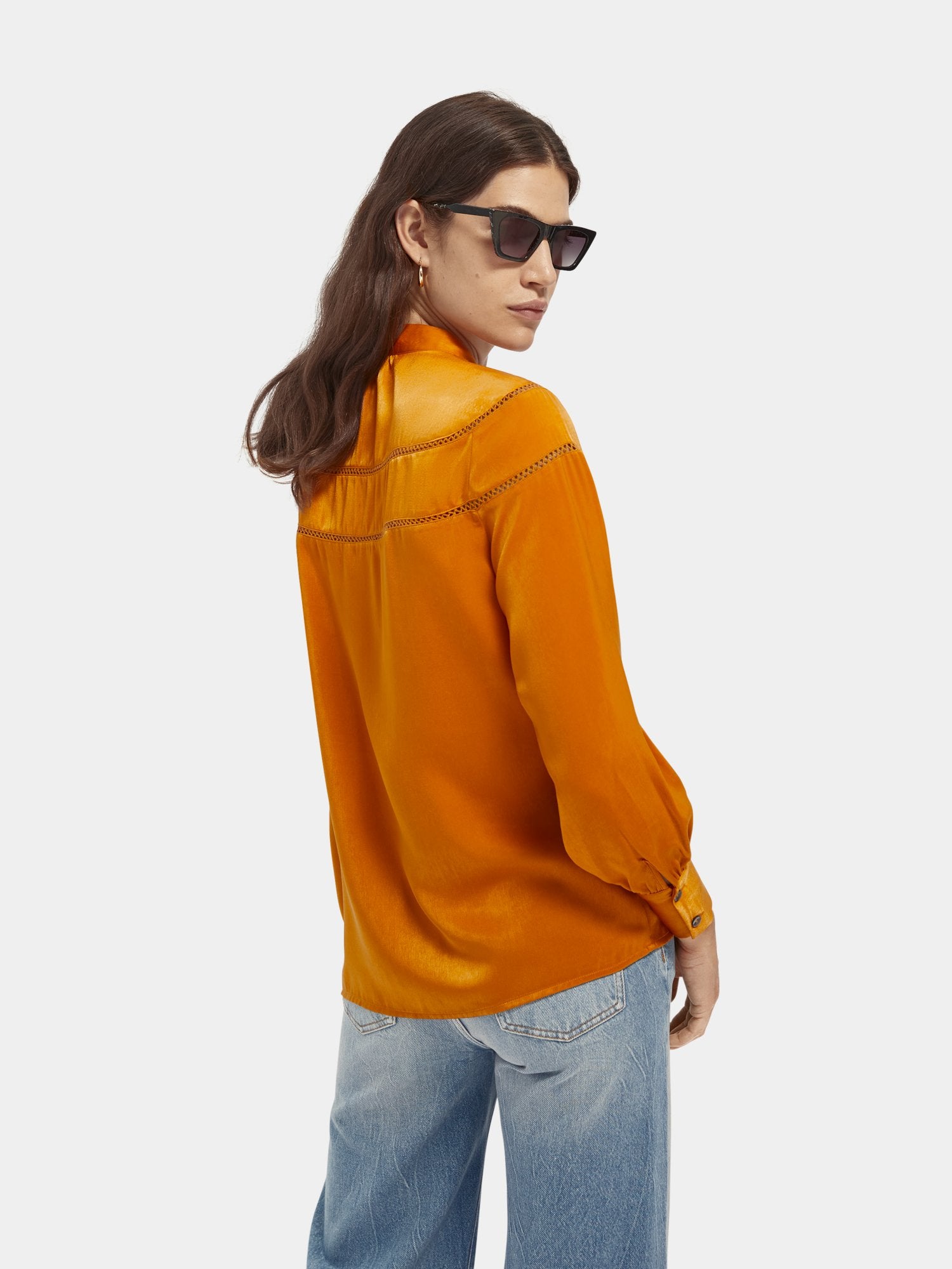 Ladder detail long sleeve top - Scotch & Soda