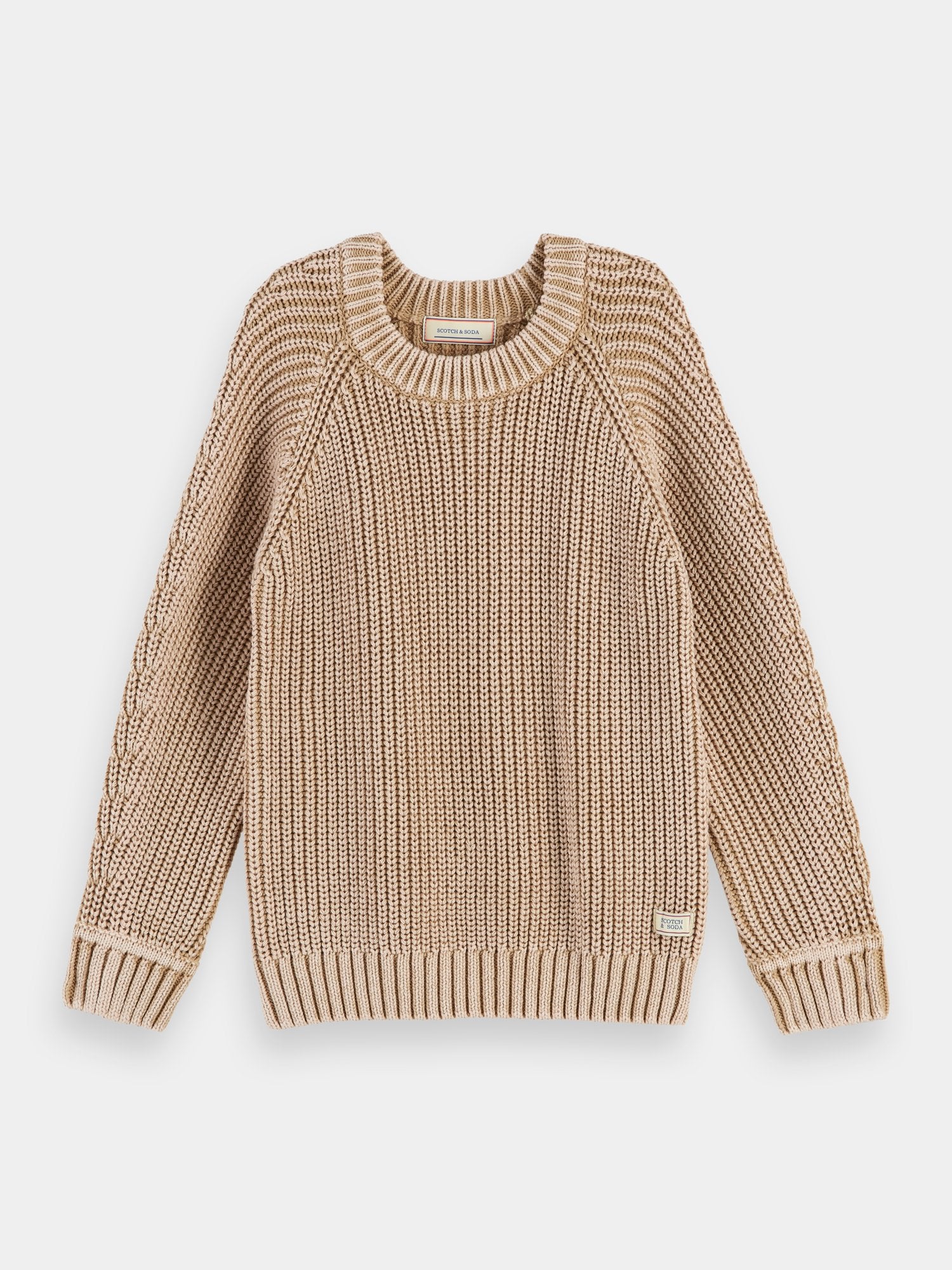 Structured knit cotton pullover - Scotch & Soda