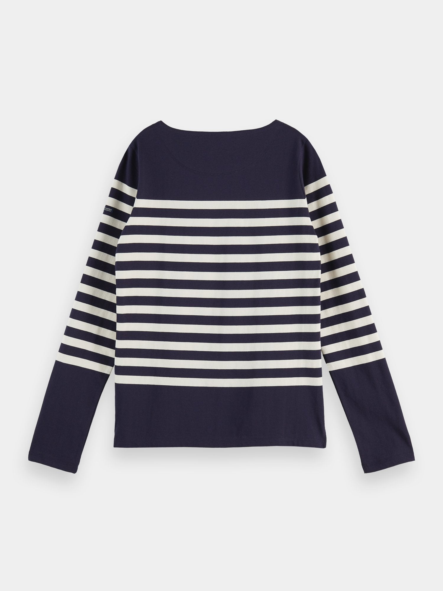 Long sleeved stretch cotton T-shirt - Scotch & Soda