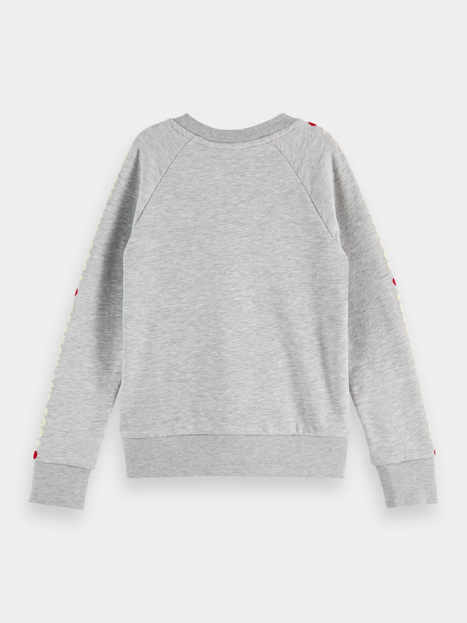 Cotton-blend branded long sleeve sweatshirt - Scotch & Soda