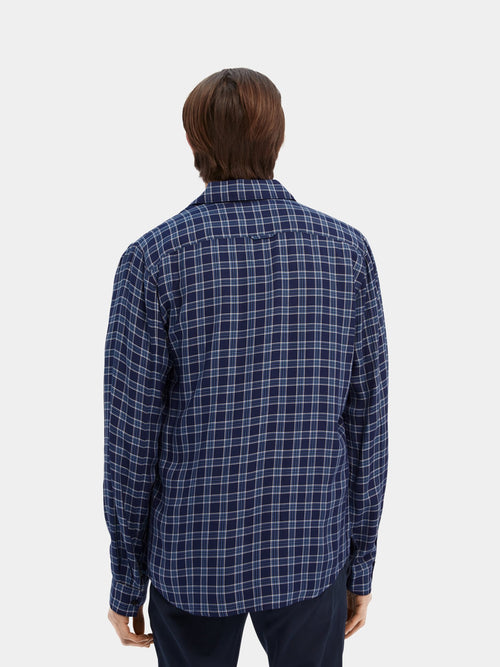 Checked relaxed-fit TENCEL� shirt - Scotch & Soda