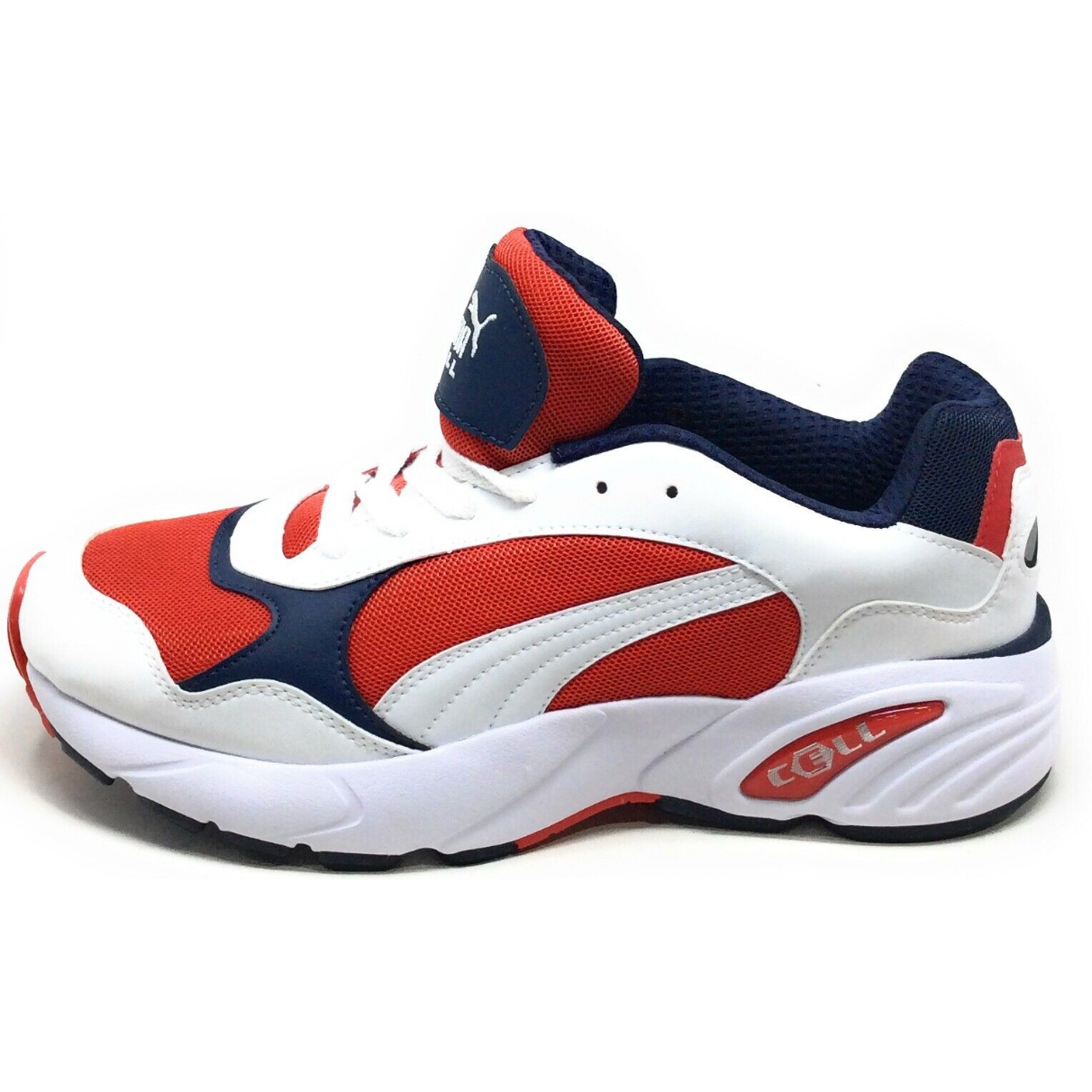 flexible Paternal cápsula Puma Men's Cell Viper Retro Style Athletic Sneakers White Red – ANOMLAB