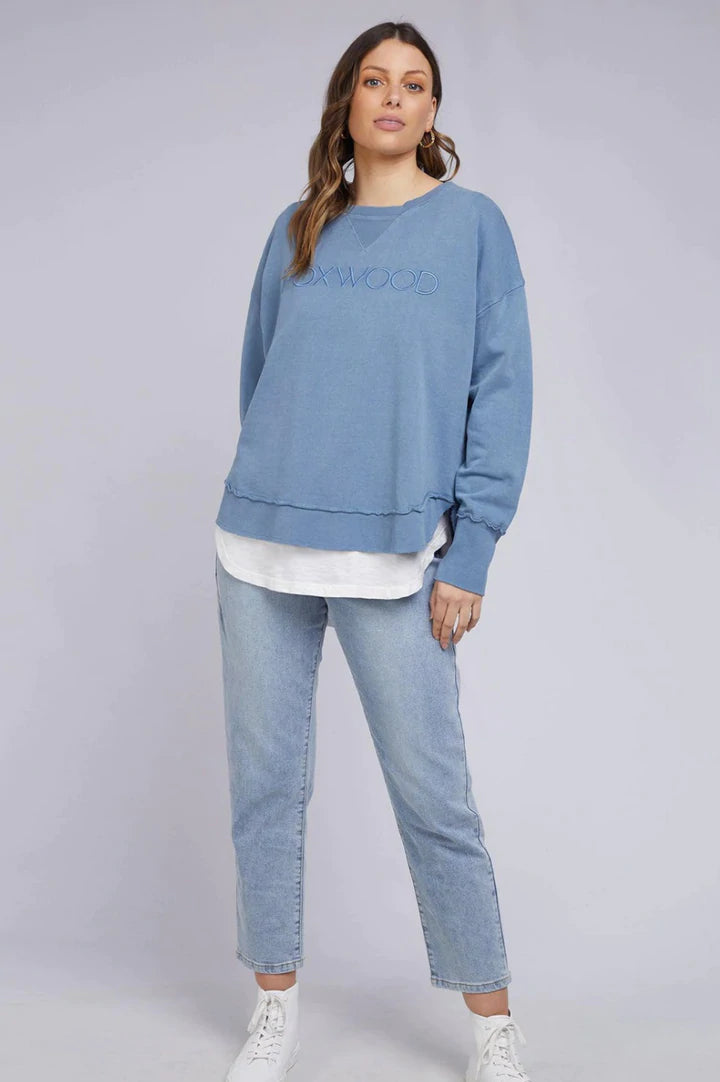 Foxwood Simplified Crew - Indigo