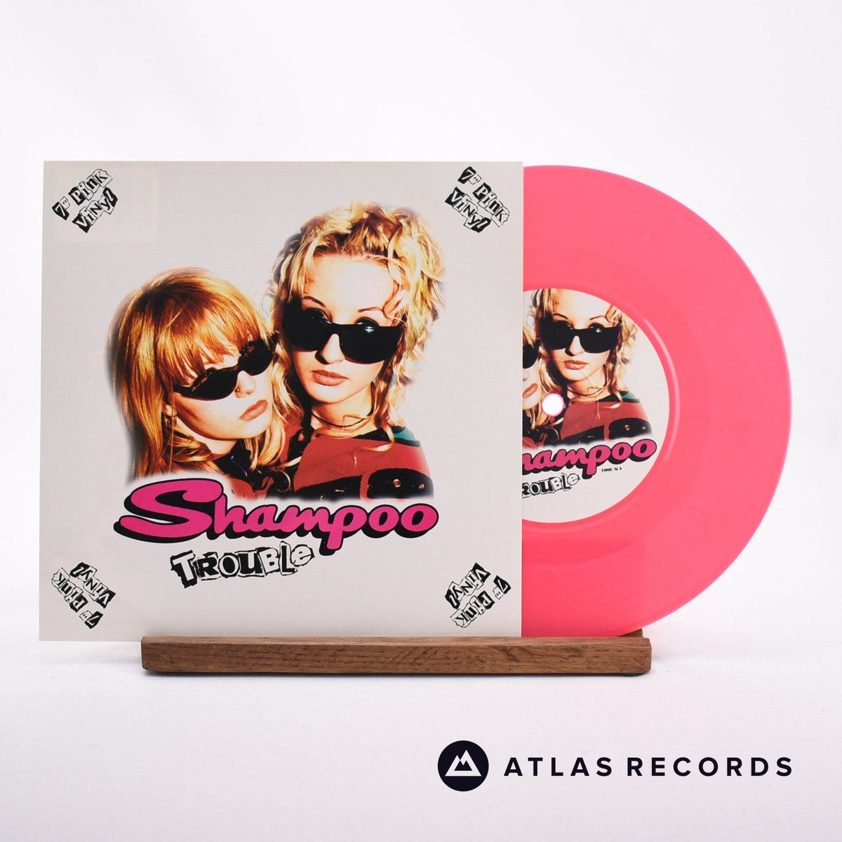 Shampoo - - Pink 7" Vinyl Record - VG+/VG+ – Atlas Records