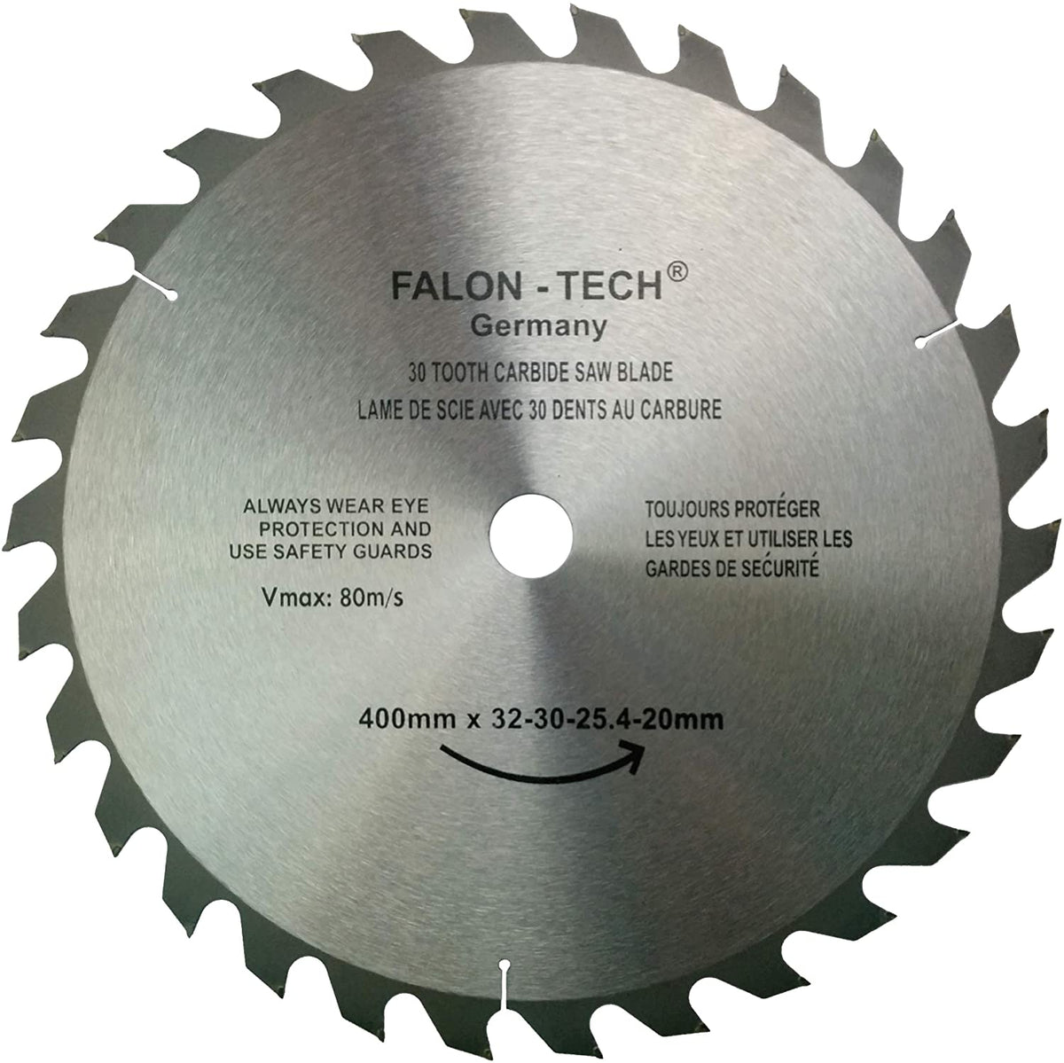 Falon Tech 160mm Sägeblatt Top Qualität Kreissägeblatt für Holz 160 x 20-16 mm 60 Zähne