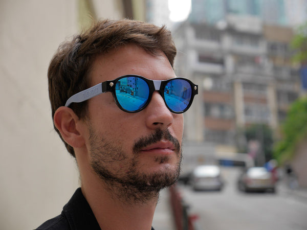 male model wearing beandit sunglasses 