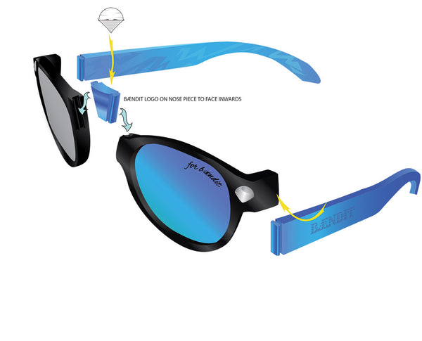 how to assemble beandit sunglasses