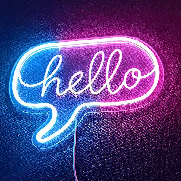 hello led sign