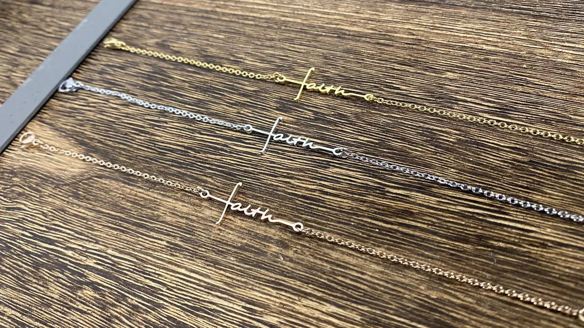 Dainty Faith Bracelet