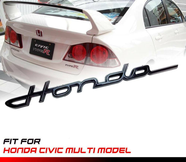 Genuine New HONDA S REAR BADGE Boot Emblem For Civic Mk6 2001-2005 Sport