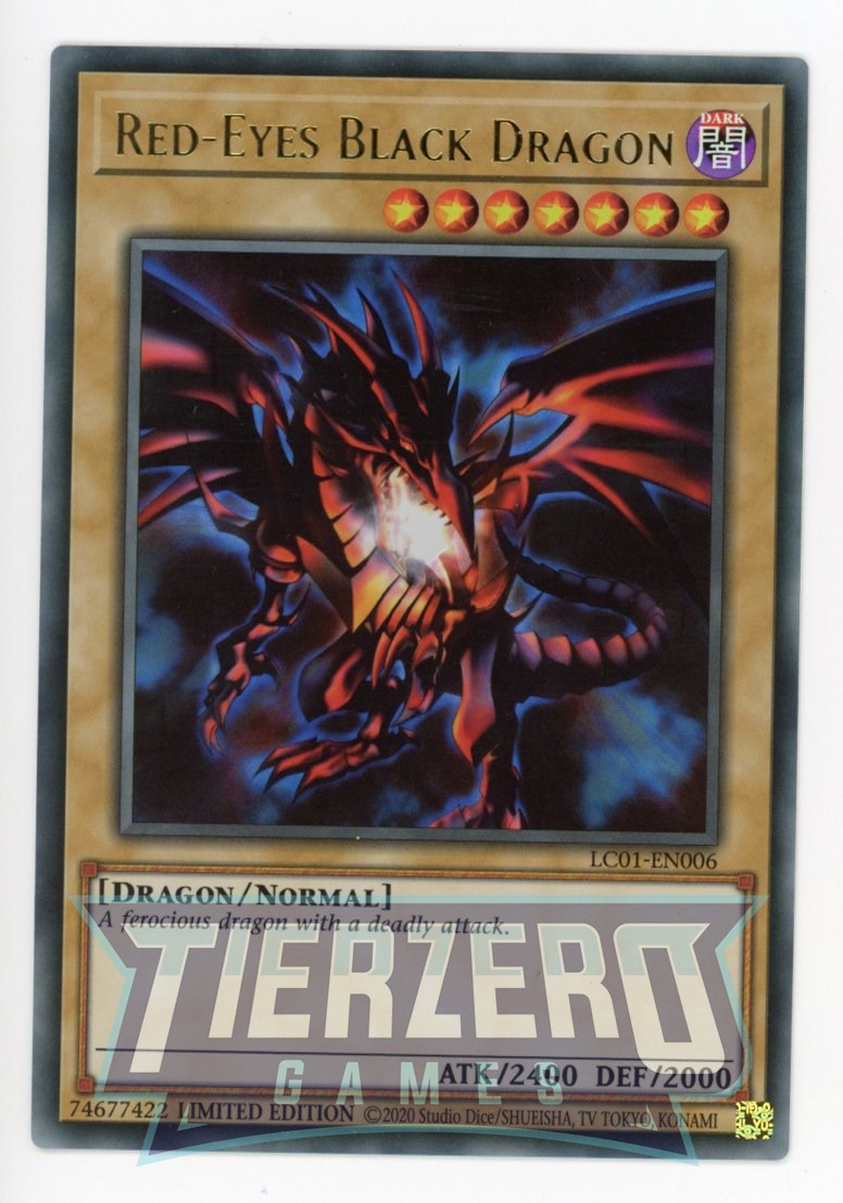 Lc01 En006 Red Eyes Black Dragon Ultra Rare Legendary Collection