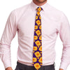 Lanterns in a Purple tie Custom Men's Classic Formal Tie for Wedding Party Work Tie