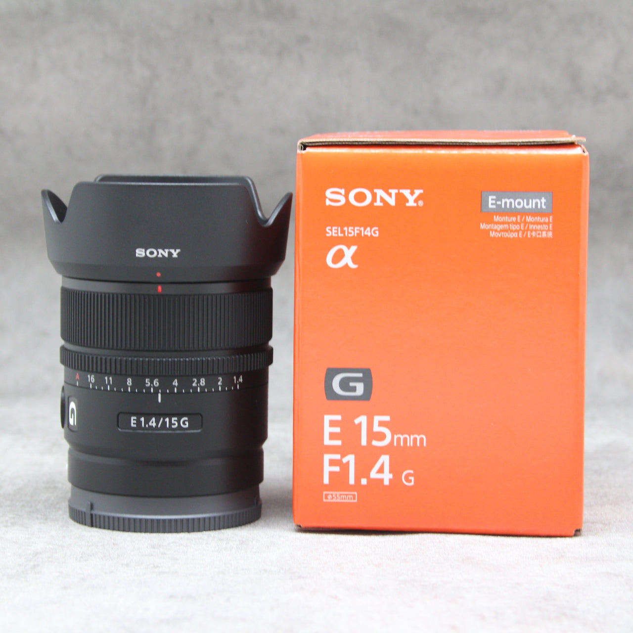 中古品 SONY E 15mm F1.4 G SEL15F14G ☆12月8日(木)のYouTube生配信でご紹介☆