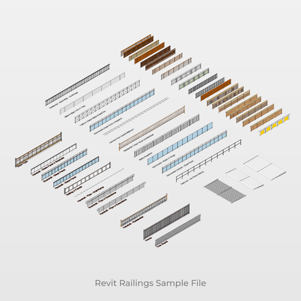 Revit Railings System Families Library Free Download Revit Dynamo