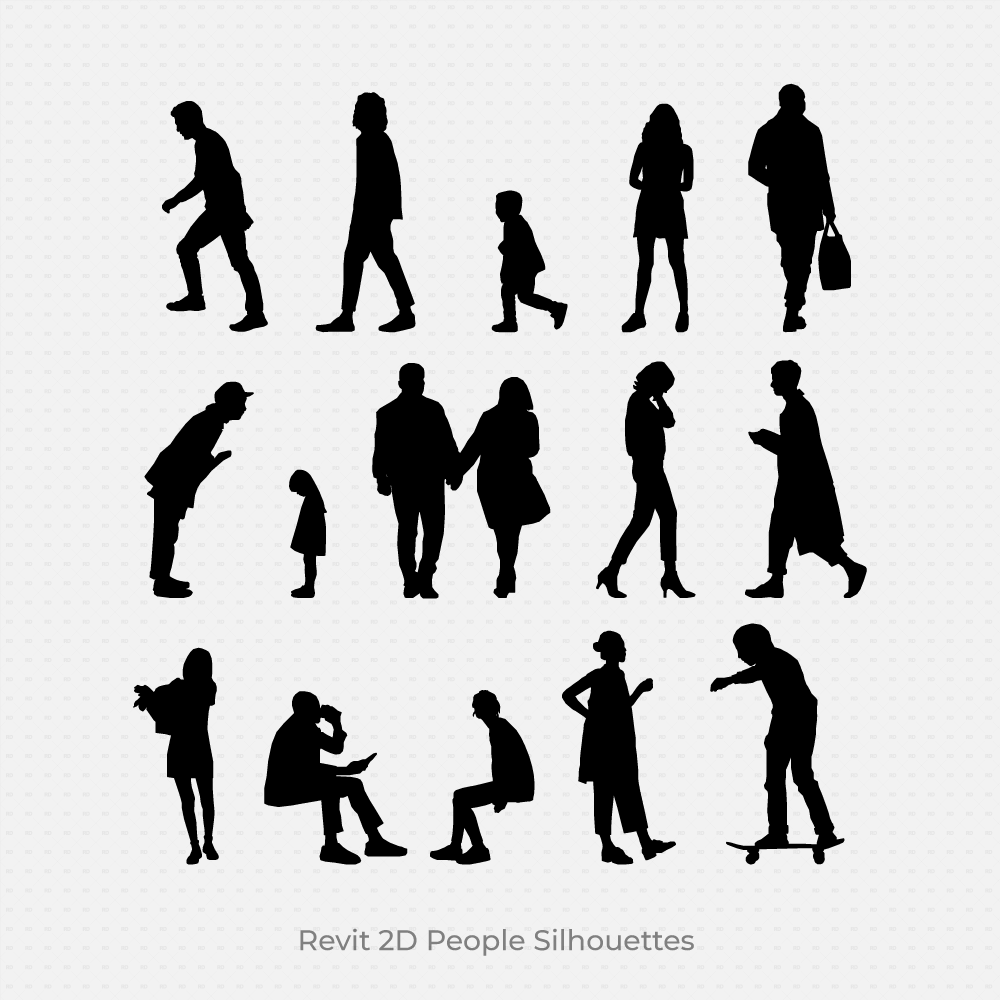 people silhouettes